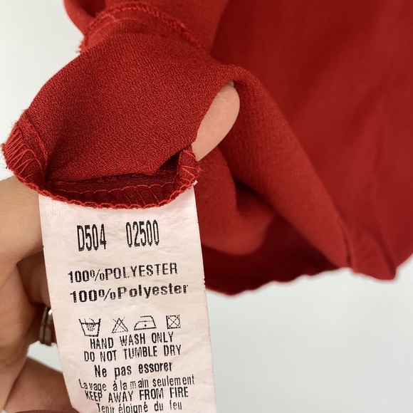 AX Paris Women Sleeveless Zip Back Crew Neck Shift Dress Knee Length Red Size 12 - Picture 5 of 5